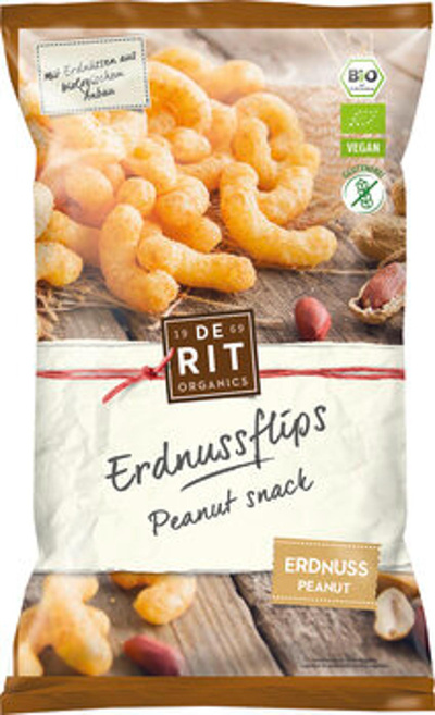 Produktfoto zu Mais-Erdnuss-Flips deRit 125g