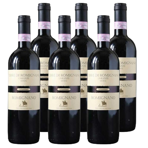 Produktfoto zu Kiste Fattoria di Romignano Chianti rot 0,75L 6x0,75L