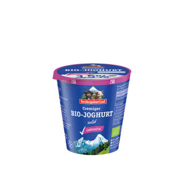 Produktfoto zu Berchtesgadener Land Joghurt natur laktosefrei 150g