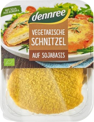 Produktfoto zu dennree Vegetarische Schnitzel 200g
