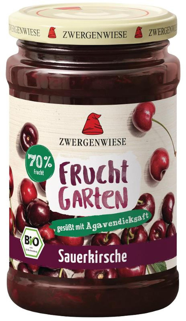 Produktfoto zu Zwergenwiese Sauerkirsche Fruchtgarten 225g
