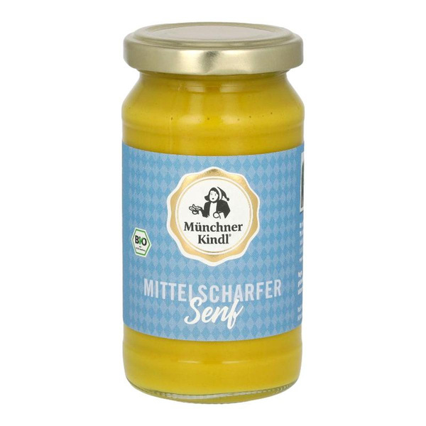 Produktfoto zu Münchner Kindl Senf mittelscharf 200ml