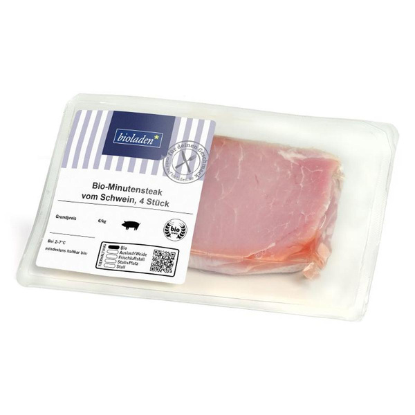 Produktfoto zu Bioladen* Minutensteak 4 Stück 300g