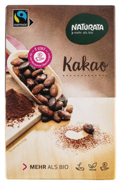 Produktfoto zu Naturata Kakao schwach entölt 125g