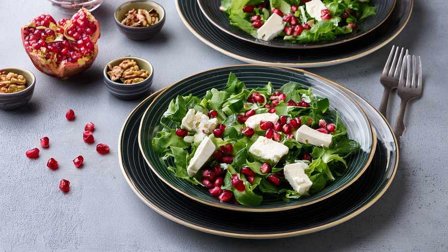 Rezeptbild für Herbstlicher Feldsalat