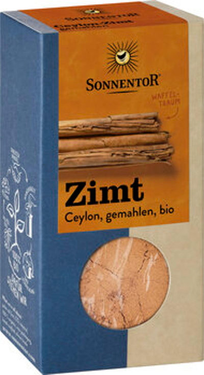 Produktfoto zu Sonnentor Zimt, Ceylon, gemahlen 40g
