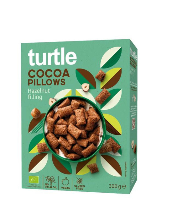 Produktfoto zu Turtle Schokokissen mit Haselnussfüllung 300g