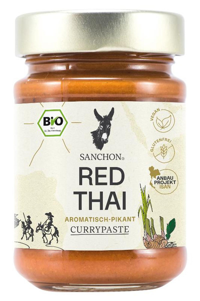 Produktfoto zu Sanchon Currypaste Red Thai 190g
