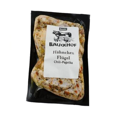 Produktfoto zu Bauckhof Hähnchenflügel 4er Kräuter ca. 350g