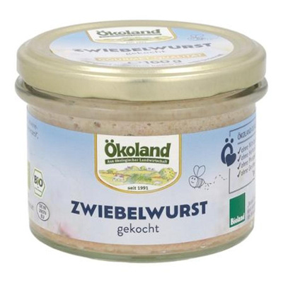 Produktfoto zu Ökoland Zwiebelwurst Schwein 160g