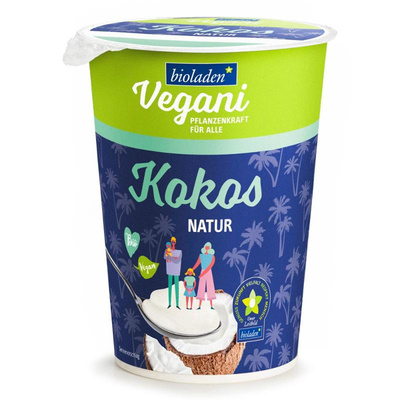 Produktfoto zu Vegani Kokos Joghurt Alternative natur 400g
