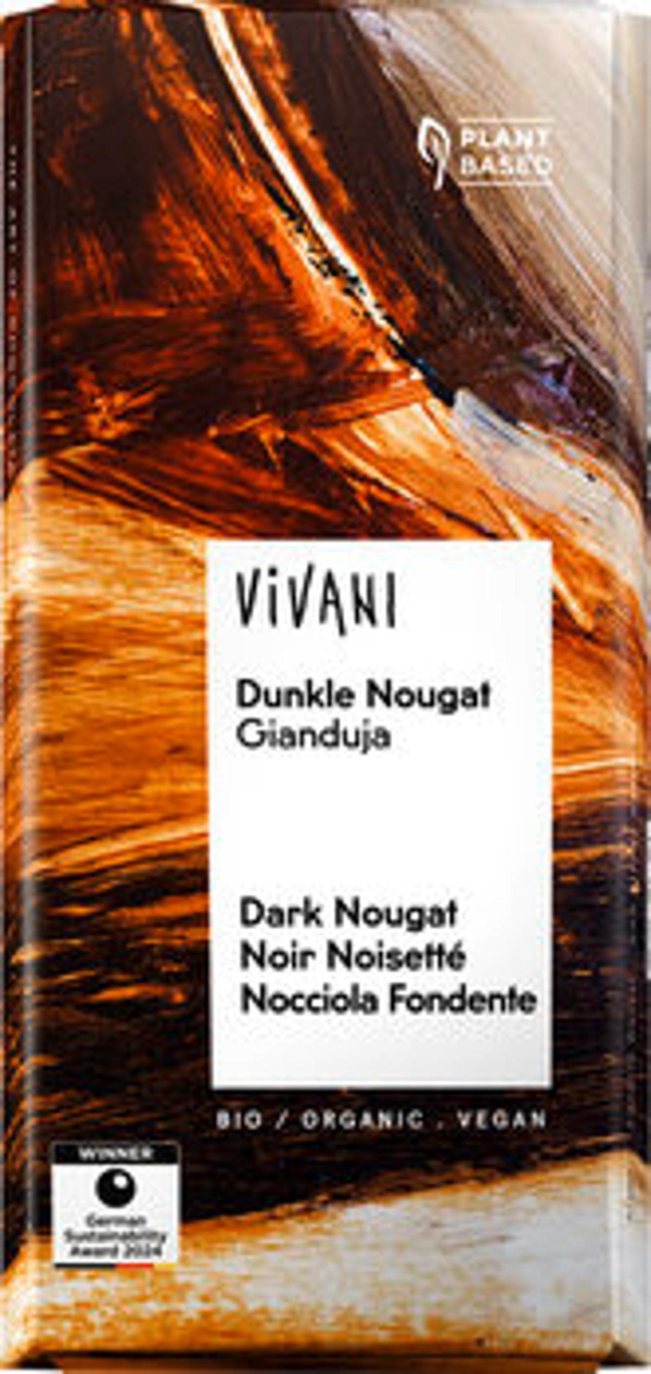 Produktfoto zu Vivani Dunkle Nougat 100g