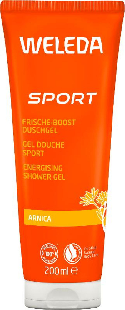 Produktfoto zu Weleda Sport Frische-Kick-Duschgel Arnika 200ml