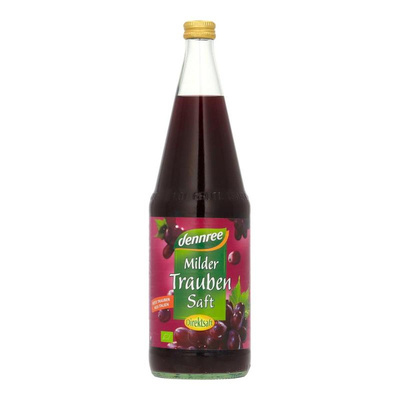 Produktfoto zu dennree Milder Traubensaft 1L