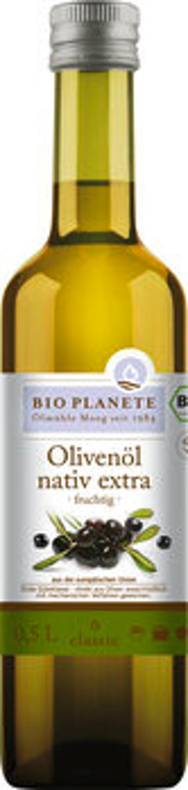 Produktfoto zu Bio Planéte Olivenöl fruchtig nativ extra 0,5L