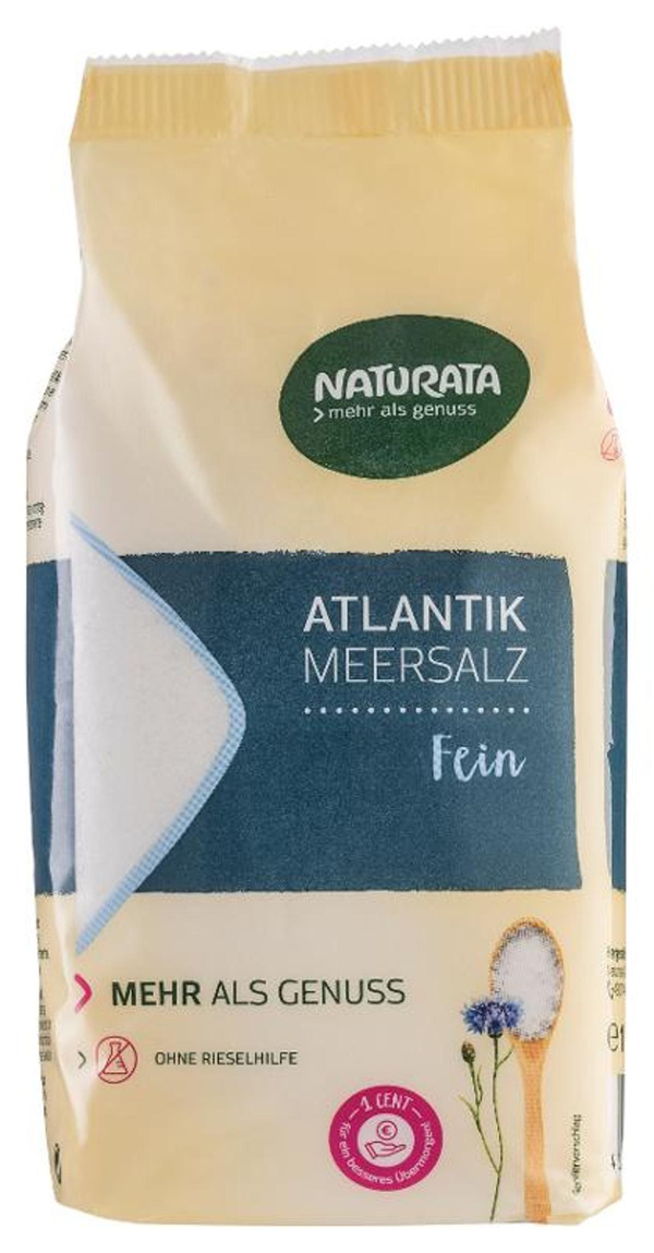 Produktfoto zu Naturata Meersalz fein 1kg