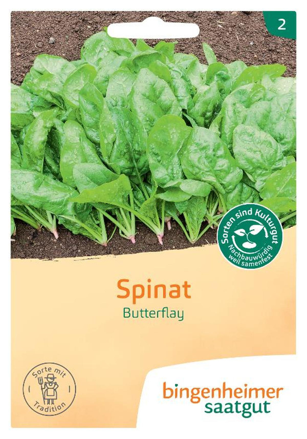 Produktfoto zu Bingenheimer Saatgut Spinat Butterflay Samen