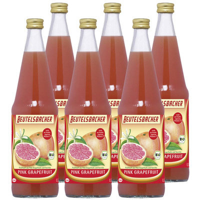 Produktfoto zu Kiste Beutelsbacher Pink Grapefruitsaft 6x0,7L