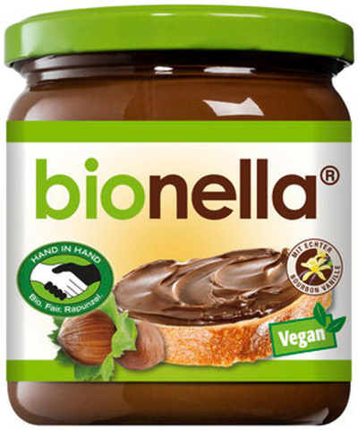 Produktfoto zu bionella Nuss-Nougat-Creme vegan 400g