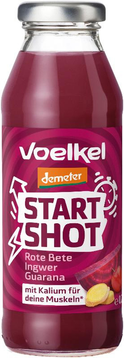 Produktfoto zu Voelkel Start Shot Rote Bete Ingwer 0,28l