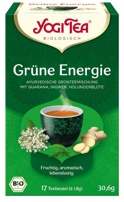Produktfoto zu Yogi Tea Grüne Energie Tee
