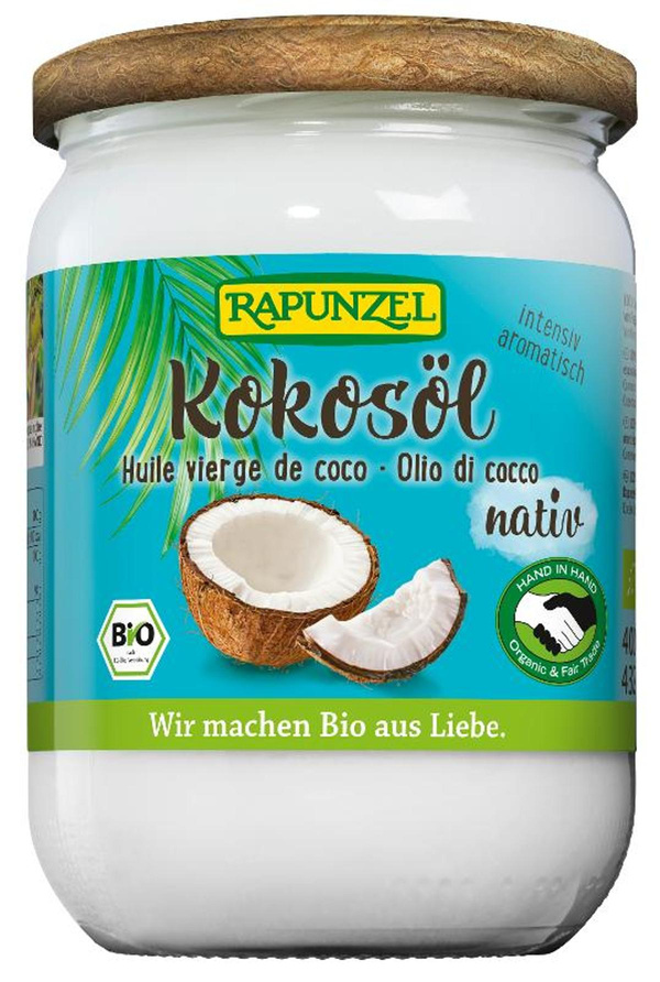 Produktfoto zu Rapunzel Kokosöl 400g