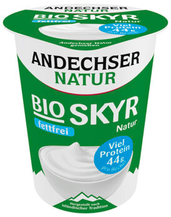 Produktfoto zu Andechser Skyr Natur 0,2% 400g