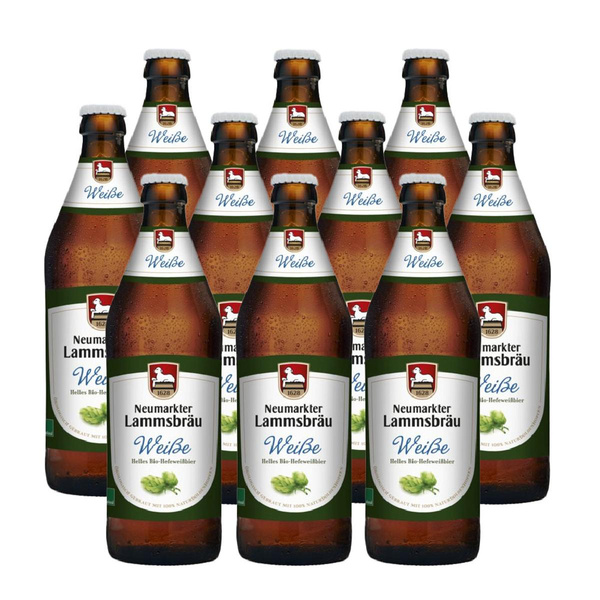 Produktfoto zu Kiste Lammsbräu Weiße 10x0,5L