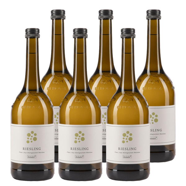 Produktfoto zu Kiste Bioladen* Riesling weiß 6x0,75L