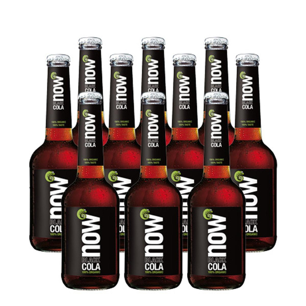 Produktfoto zu Kiste Now Black Cola 10x0,33L