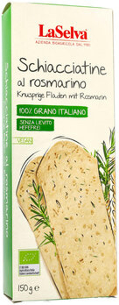 Produktfoto zu La Selva Knusprige Fladen Rosmarin 150g