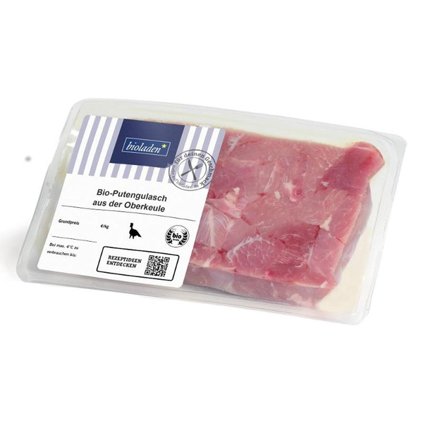 Produktfoto zu Bioladen* Putengulasch aus der Oberkeule ca. 400g