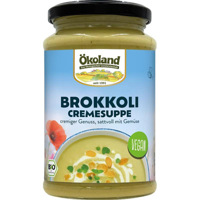 Produktfoto zu Ökoland Brokkoli Cremesuppe 380ml