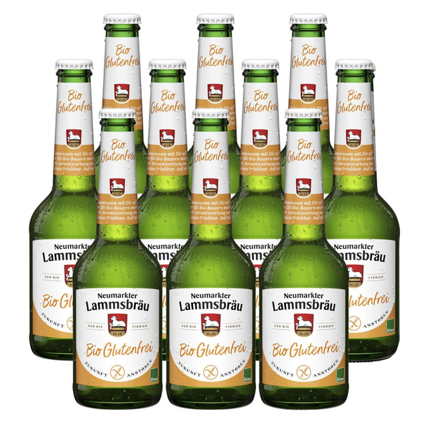 Produktfoto zu Kiste Lammsbräu Glutenfrei 10x0,33L