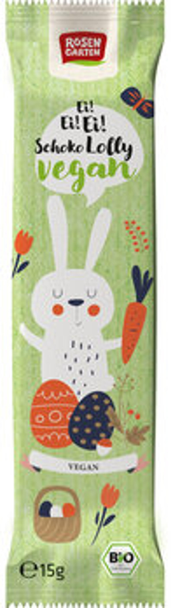 Produktfoto zu Rosengarten veganer Lolly Hase 15g