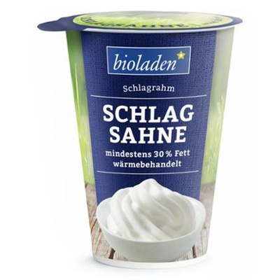 Produktfoto zu Bioladen Schlagsahne 200g