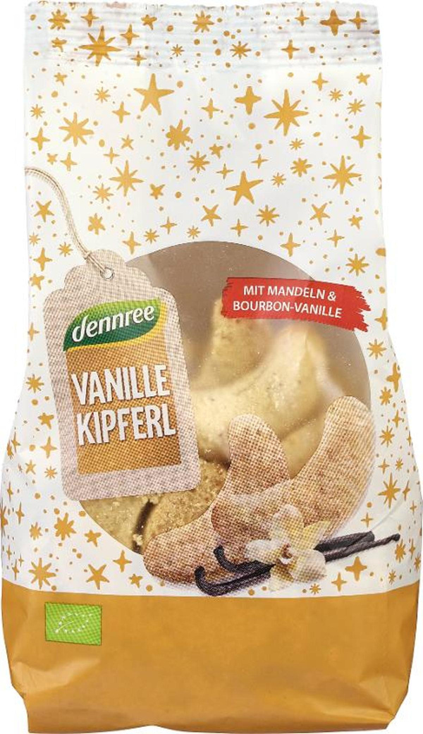 Produktfoto zu dennree Vanille Kipferl 125g