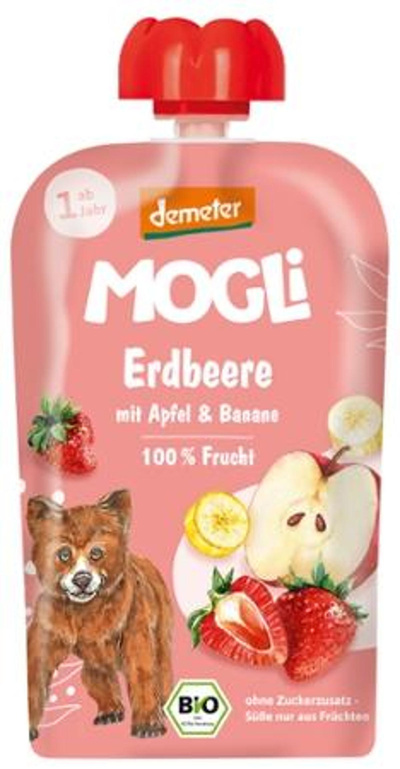 Produktfoto zu Quetschie Apfel Banane Erdbeere 100g