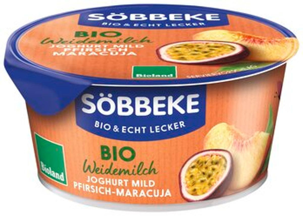 Produktfoto zu Söbbeke Joghurt Pur Pfirsich-Maracuja 3,8% 150g