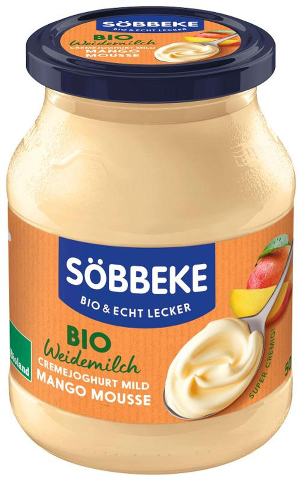 Produktfoto zu Söbbeke Joghurt Mango Mousse 7,5% 500g