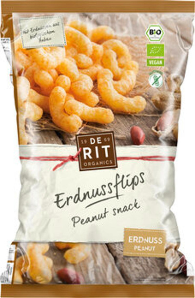 Produktfoto zu Mais-Erdnuss-Flips deRit 125g