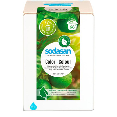 Produktfoto zu Sodasan Color Waschmittel Limette Bag in Box 5l