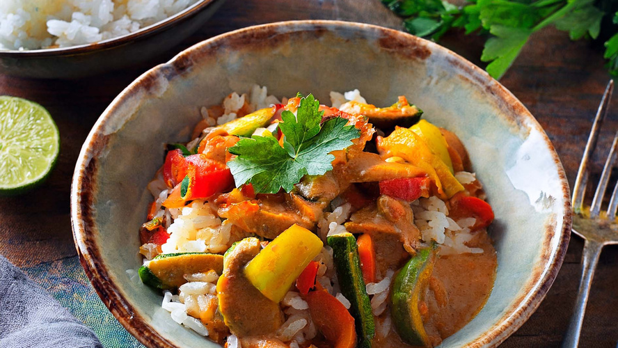 Rezeptbild für Vegetarisches Thai-Curry