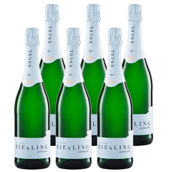 Produktfoto zu Kiste Engel Riesling Sekt alkoholfrei 6x0,75L