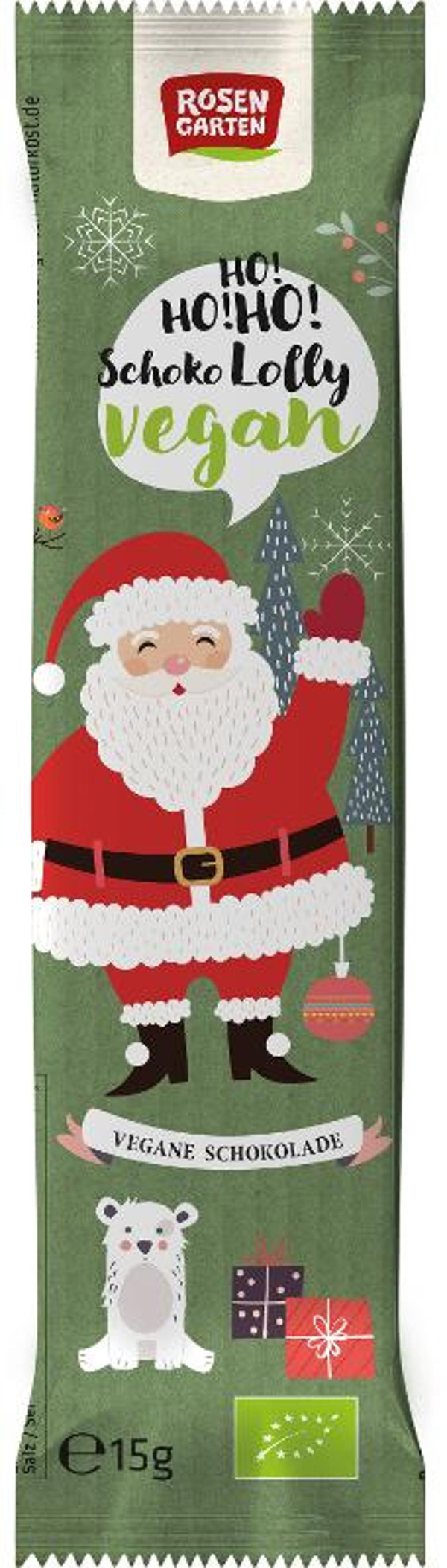 Produktfoto zu Rosengarten Veganer Lolly Nikolaus 15g