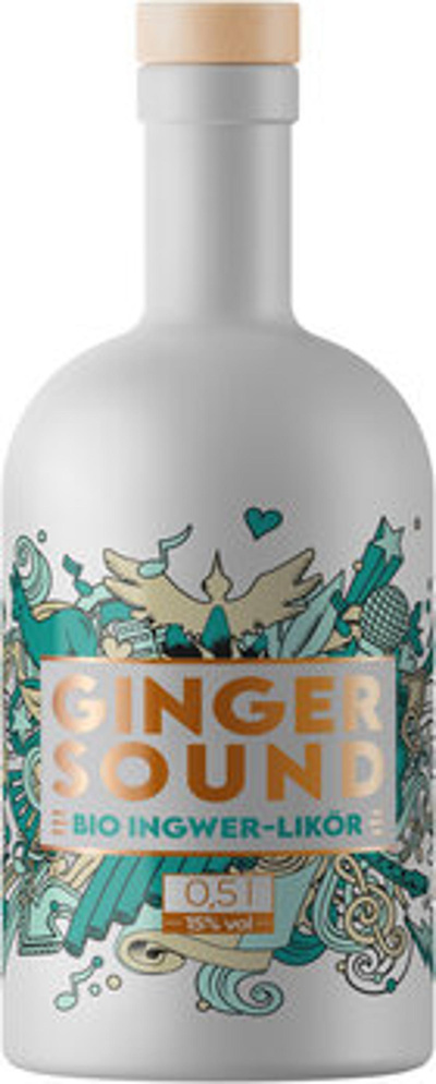 Produktfoto zu Ginger Sound 15%vol Ingwerlikör 0,5L