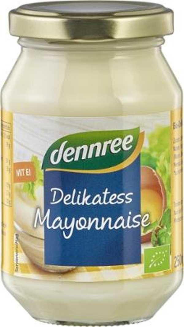 Produktfoto zu dennree Delikatess-Mayonnaise 250ml