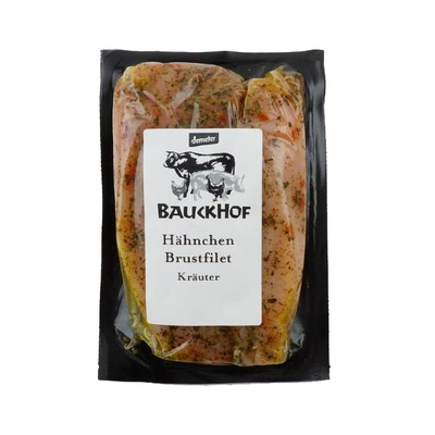 Produktfoto zu Bauckhof Hähnchenbrust 2er Kräuter ca. 300g
