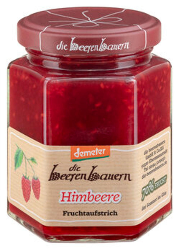 Produktfoto zu Die Beerenbauern Himbeer-Fruchtaufstrich 200g