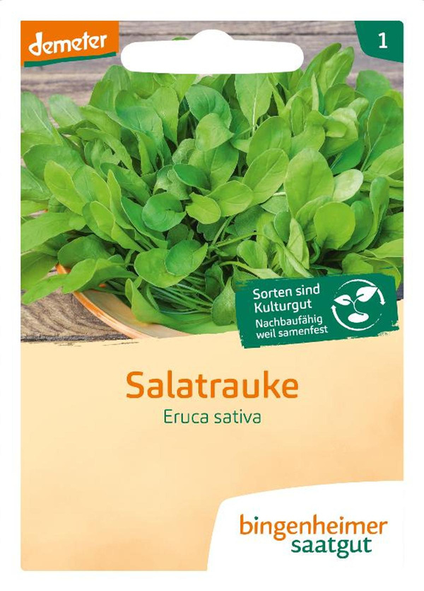 Produktfoto zu Bingenheimer Saatgut Salatrauke Rucola Samen